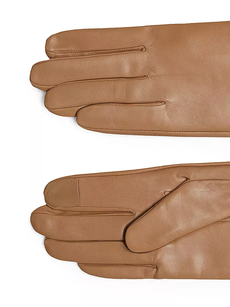 TOMMY HILFIGER Lederhandschuhe beige