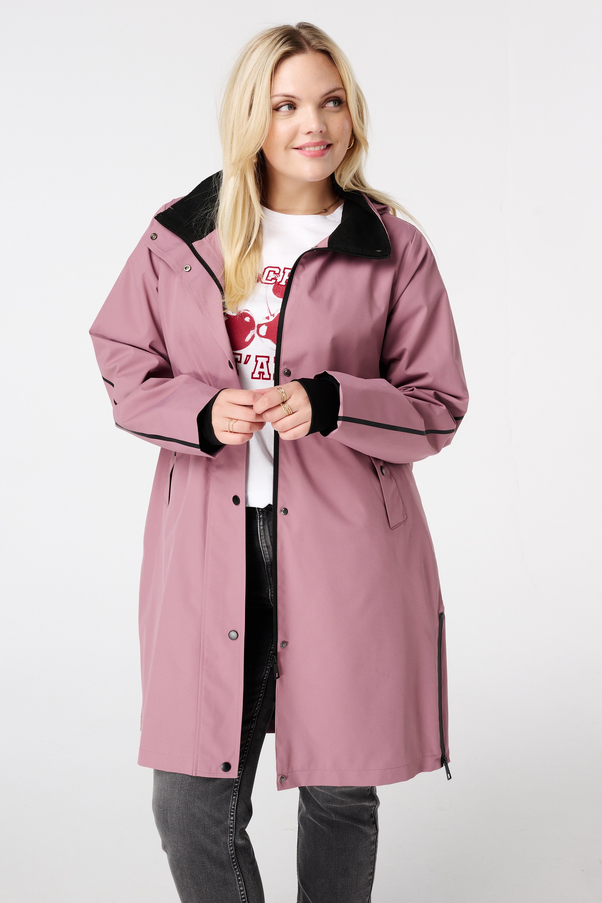 Regenjas Mauve