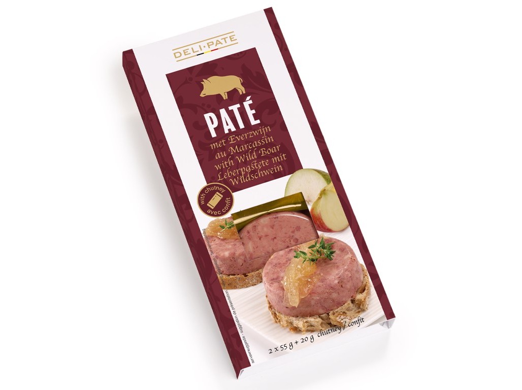 PATÉ DE JAVALI GRAND MÈRE COM CHUTNEY 2X55 G