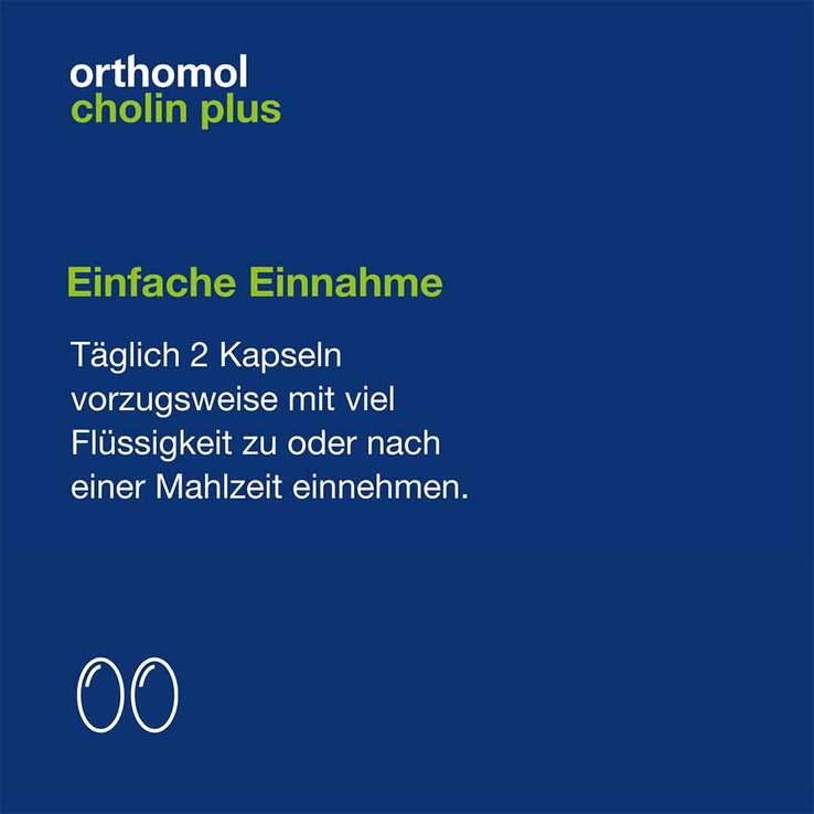 Orthomol Cholin Plus Kapseln, 60 St