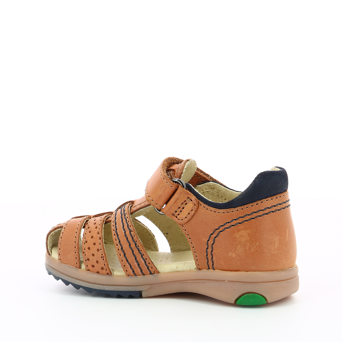 KICKERS<br>Sandálias de couro Platiback