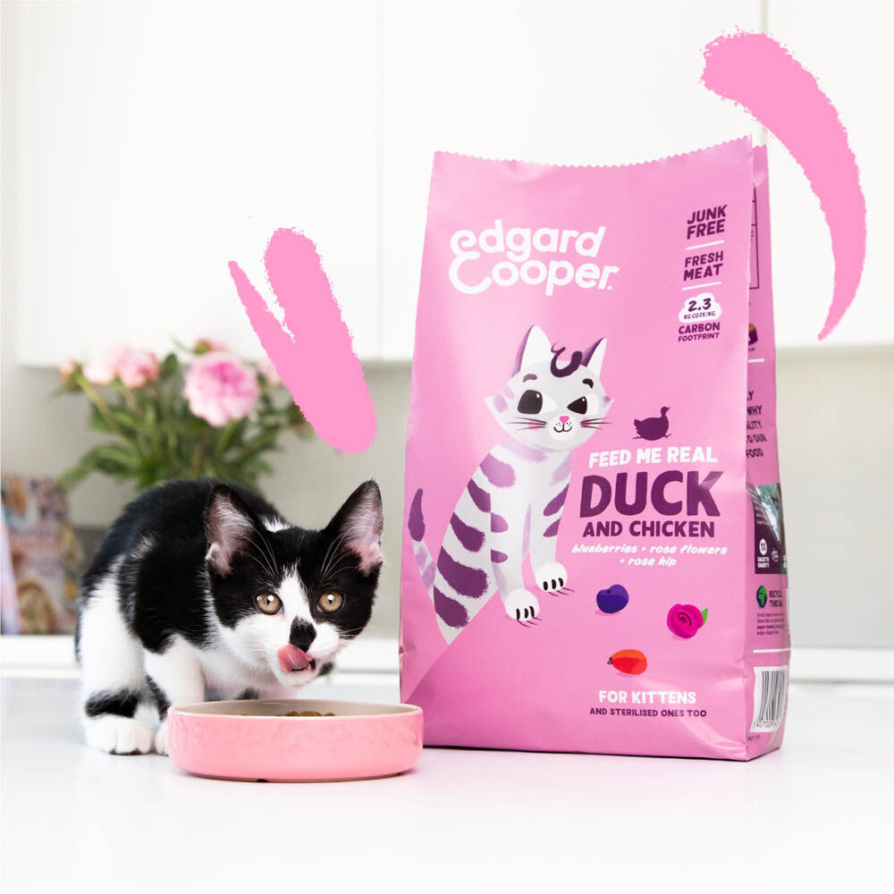 Edgard & Cooper Brokjes - Kattenvoer - 325 Gram - kip, eend