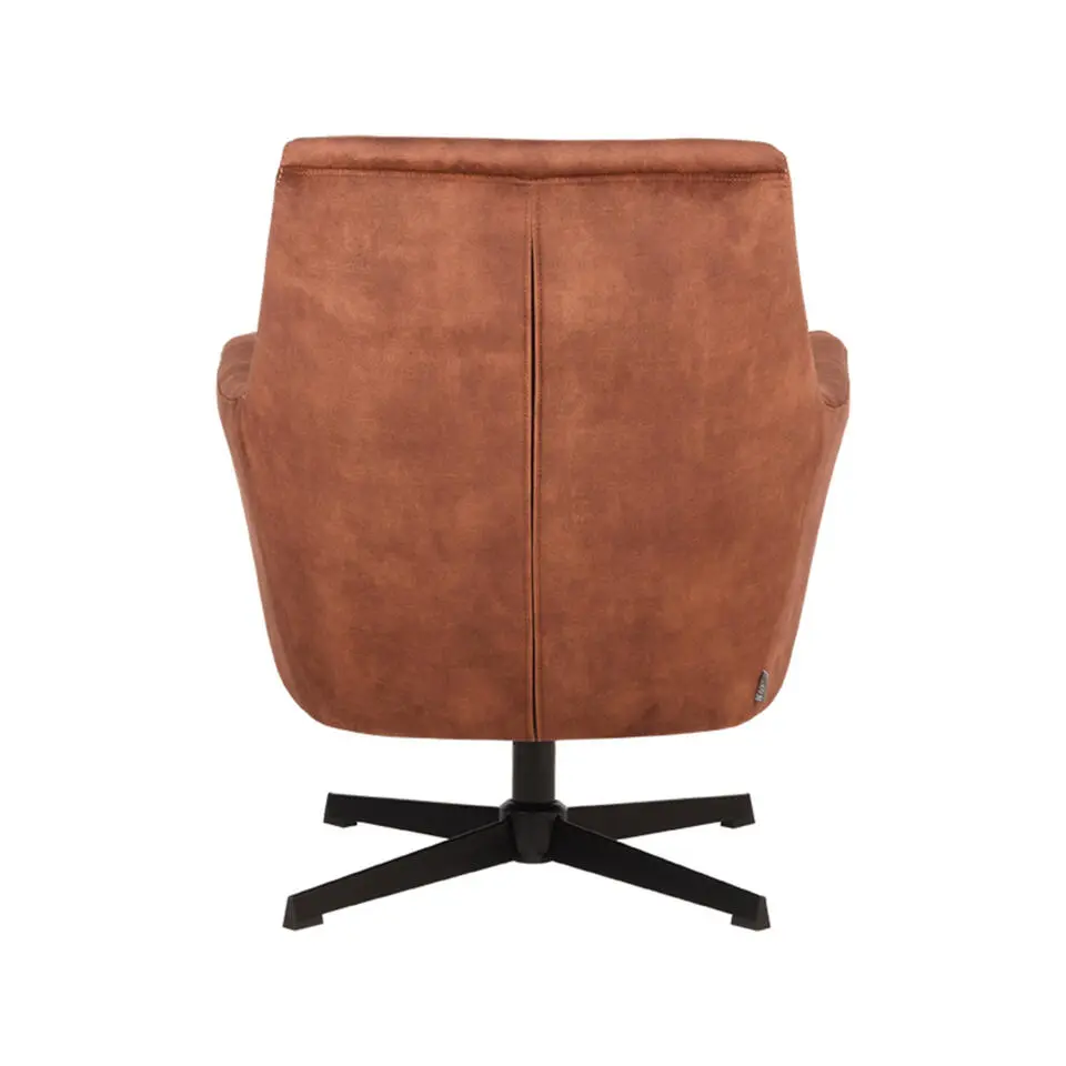 LABEL51 Fauteuil Toby Rust Velours