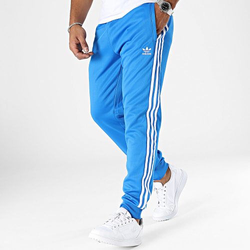 Pantalon Jogging A Bandes IM4542 Bleu Roi