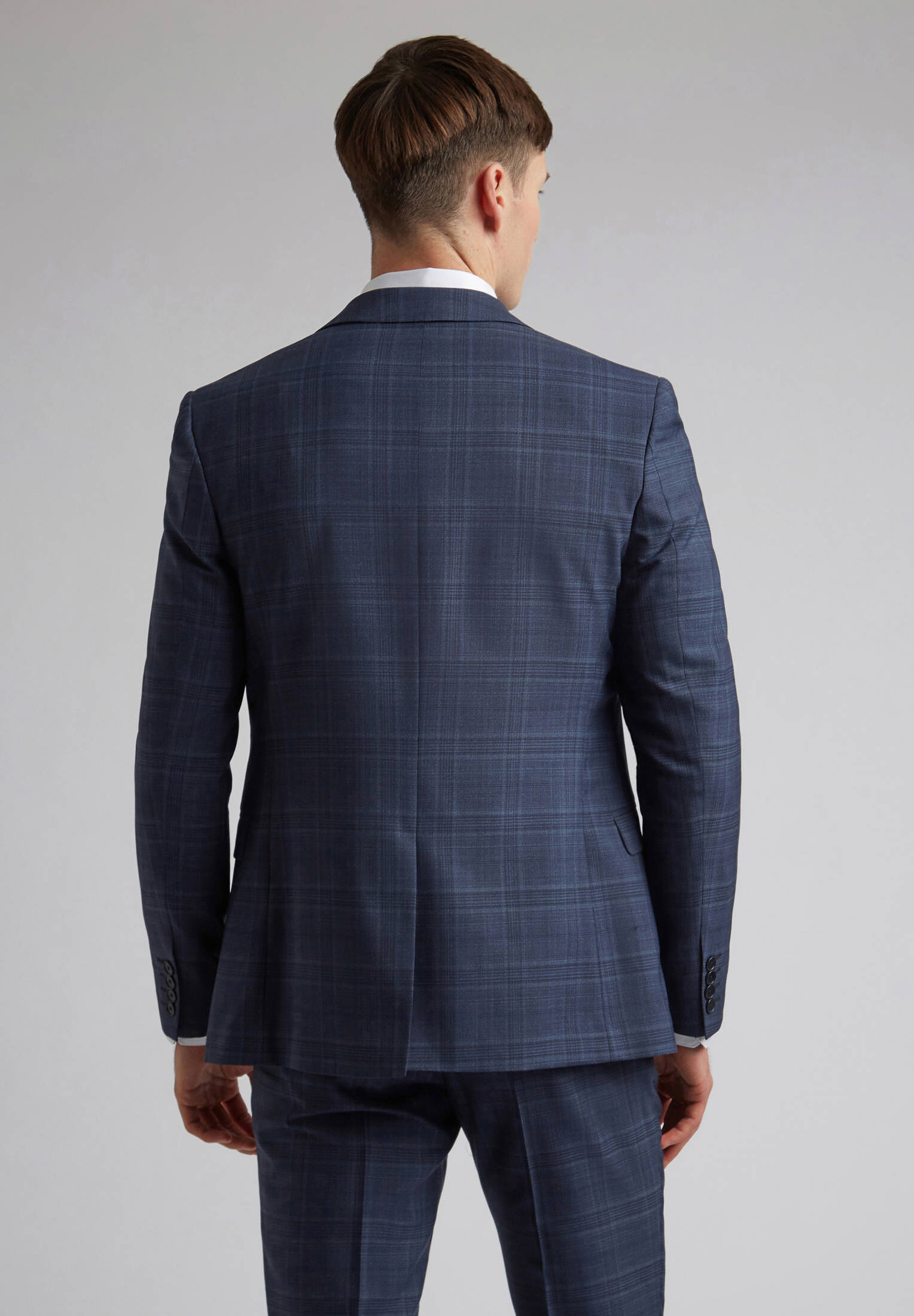 Ted Baker| Herren Jacke Navy Tonal Check