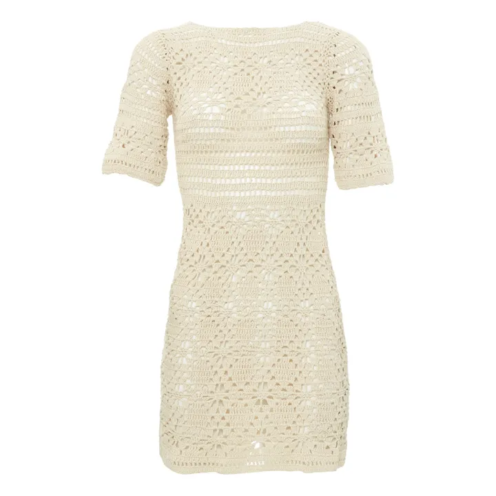 She Made Me Robe Edith Crochet | Ivoire