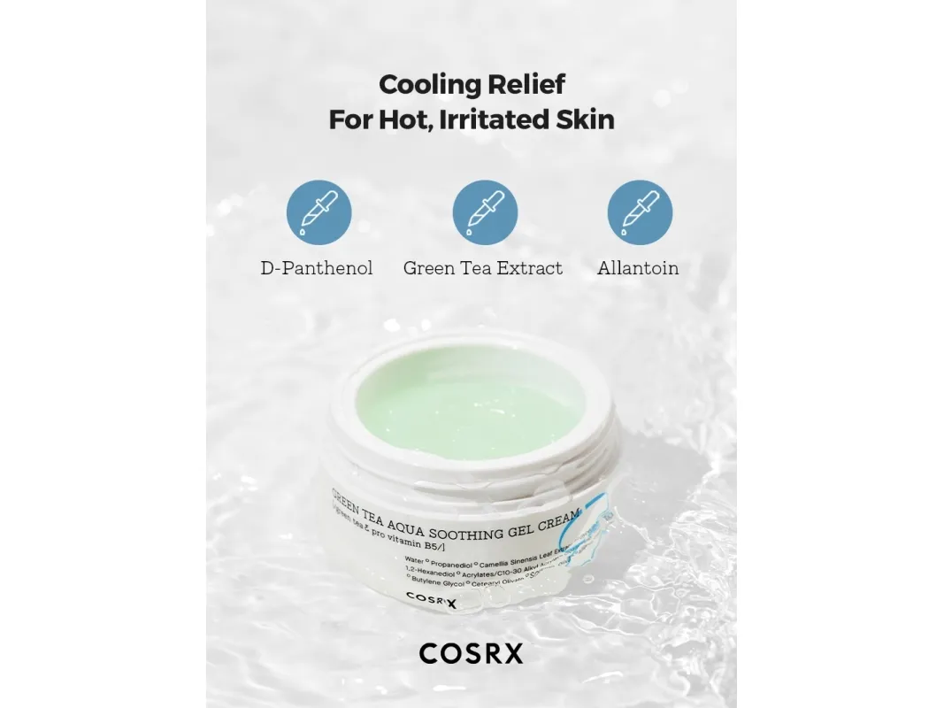 Cosrx Hydrium Green Tea Aqua Soothing Gel Cream 50 ml