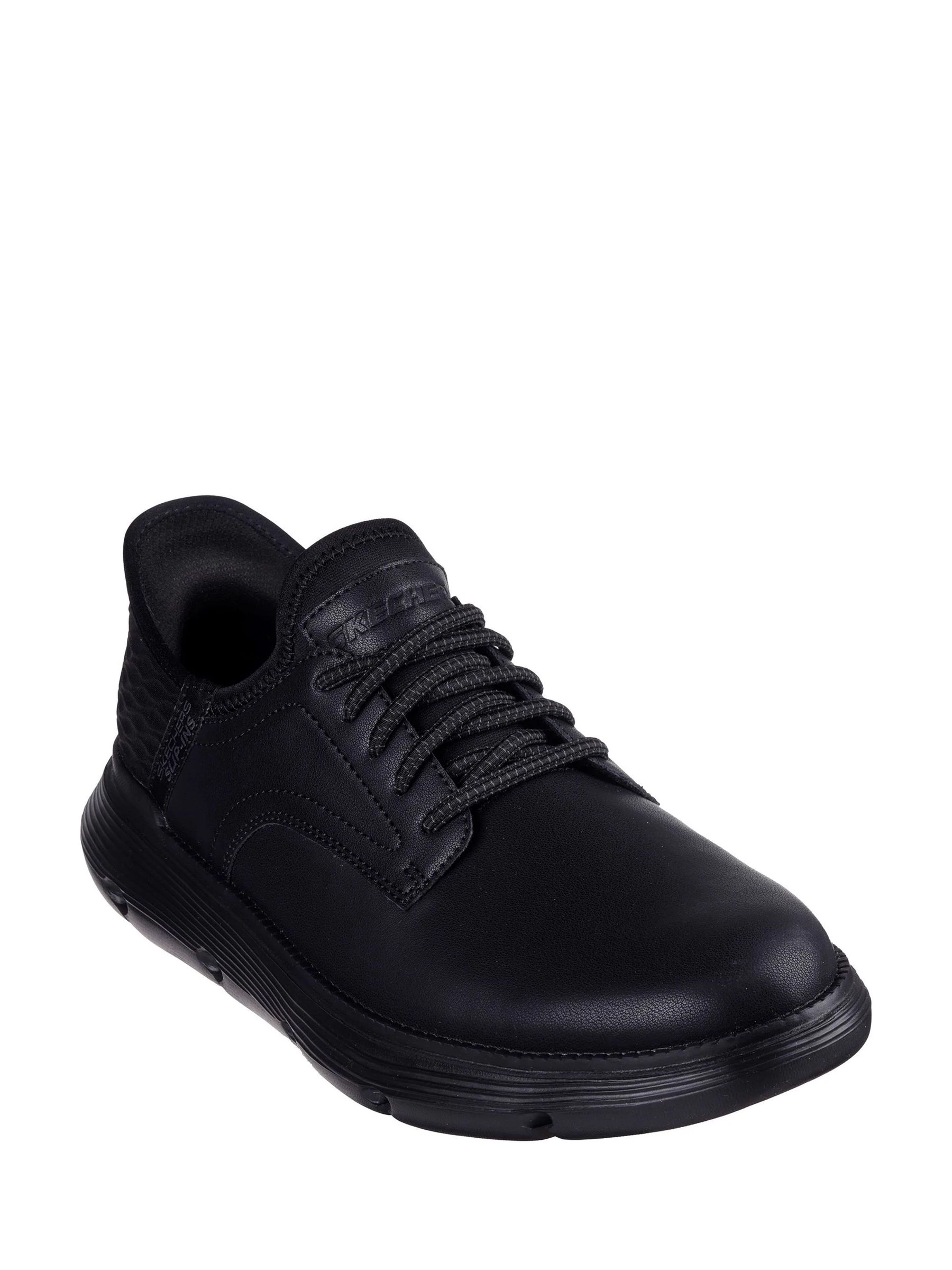 Zwart - Skechers Garza instapsneakers voor heren