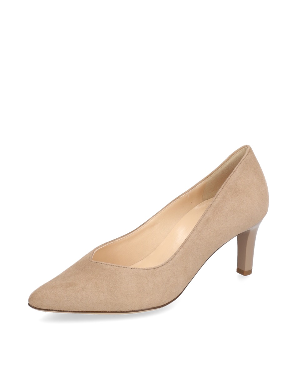 Veloursleder Pumps