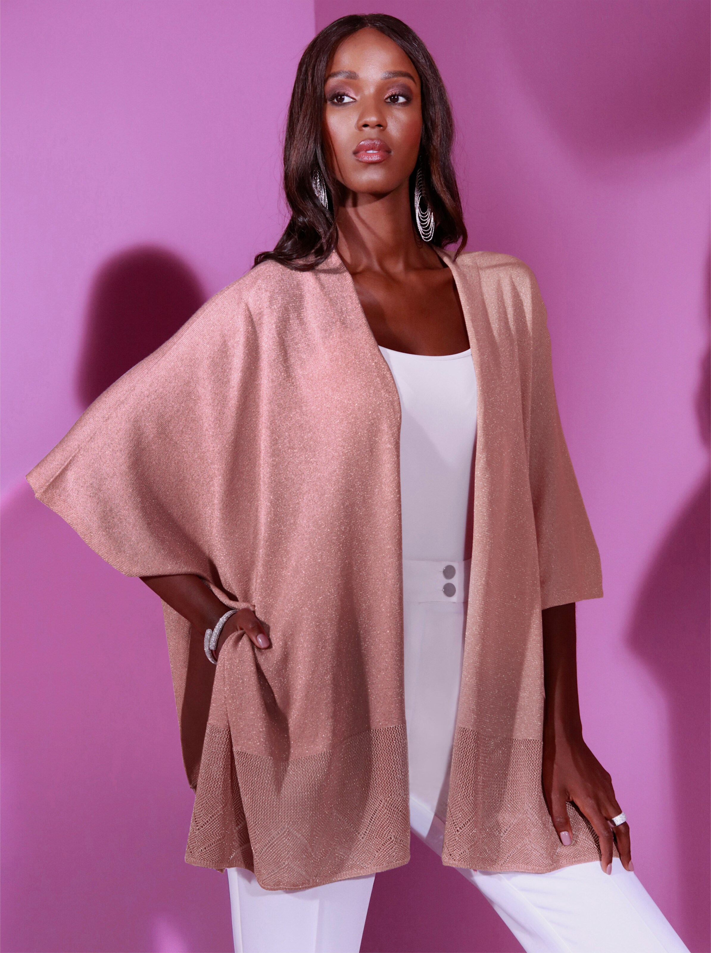 Strick-Cape
