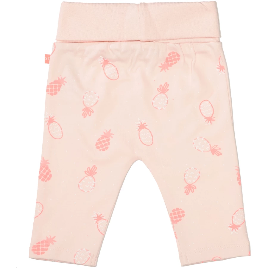 STACCATO Hose soft peach gemustert