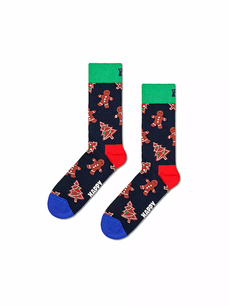 HAPPY SOCKS Damen Geschenkset X-MAS 3-er Pkg 36-40 navy dunkelblau