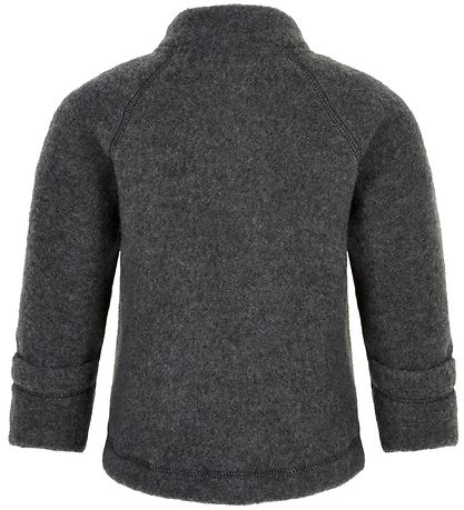 Mikk-Line Cardigan - Wolle - Anthracite Melange