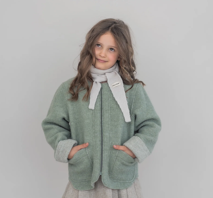 Schal Merino-Cashmere Grau