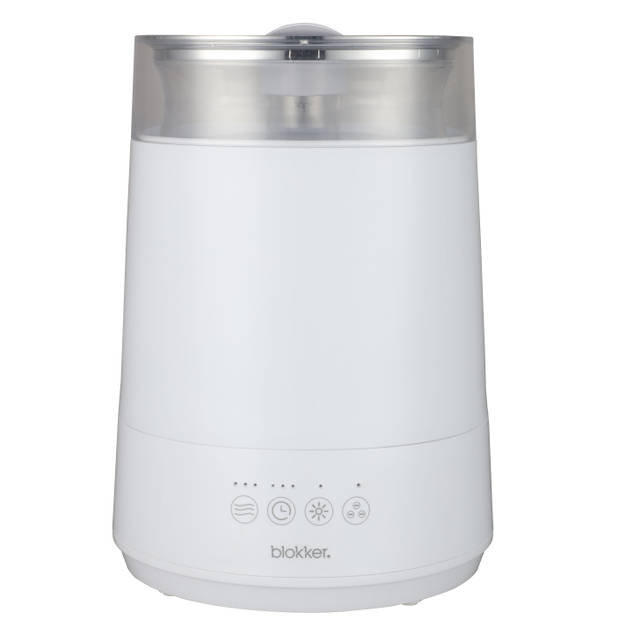 Blokker luchtbevochtiger BL-45001 wit - geschikt voor aroma's - 3 standen - 7 lichtopties - humidifier