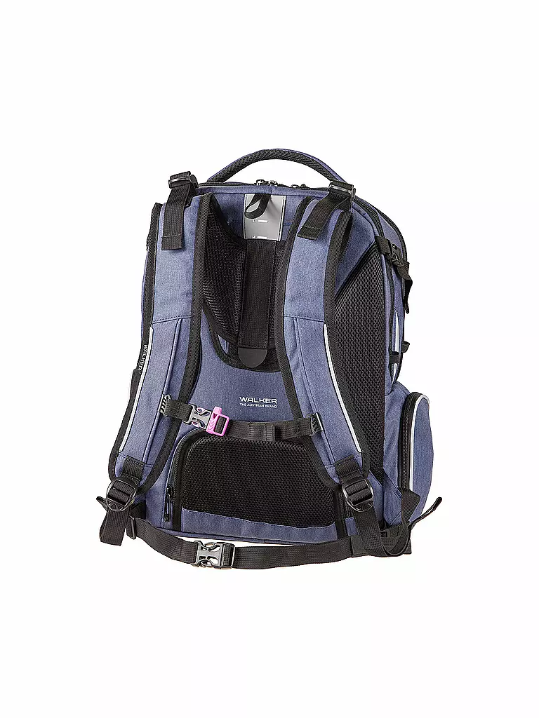WALKER Schulrucksack Campus Evo Wizzard Blue Ivy Pink blau