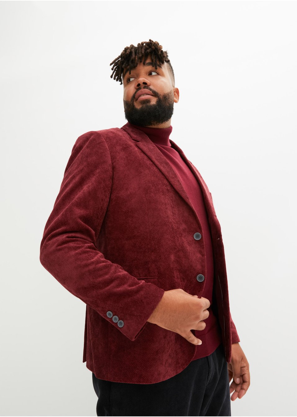 Blazer en velours côtelé
