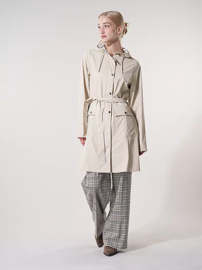 RAINS Regenjacke CURVE W JACKET  beige