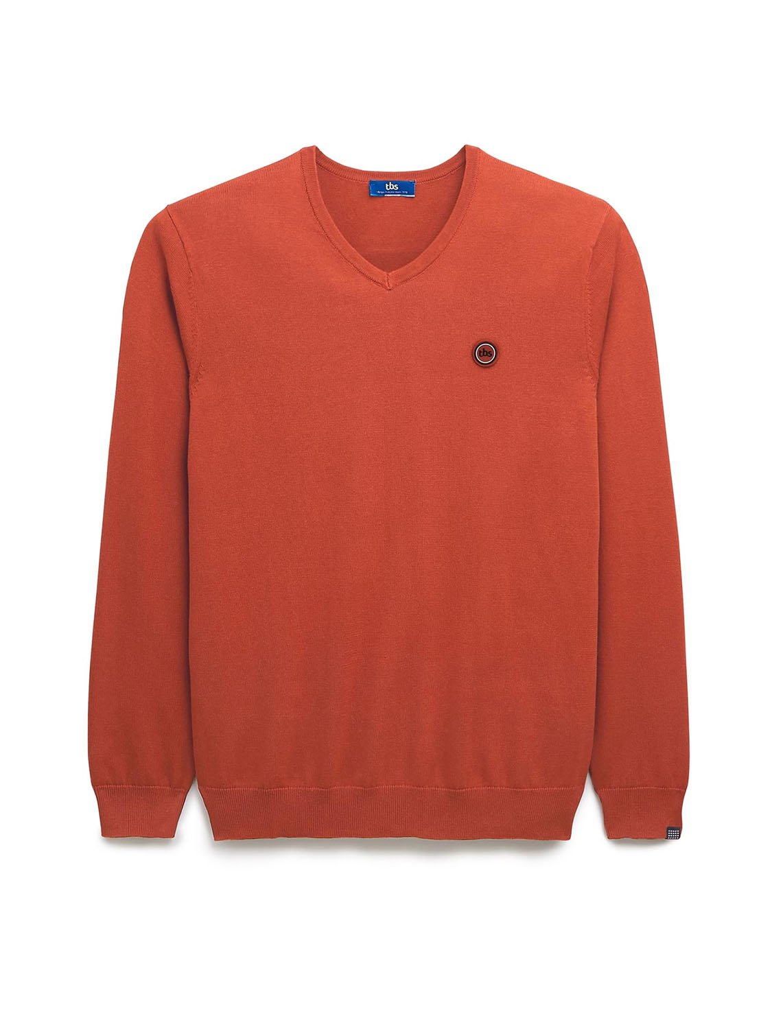 Pull Homme Coton Biologique Orange