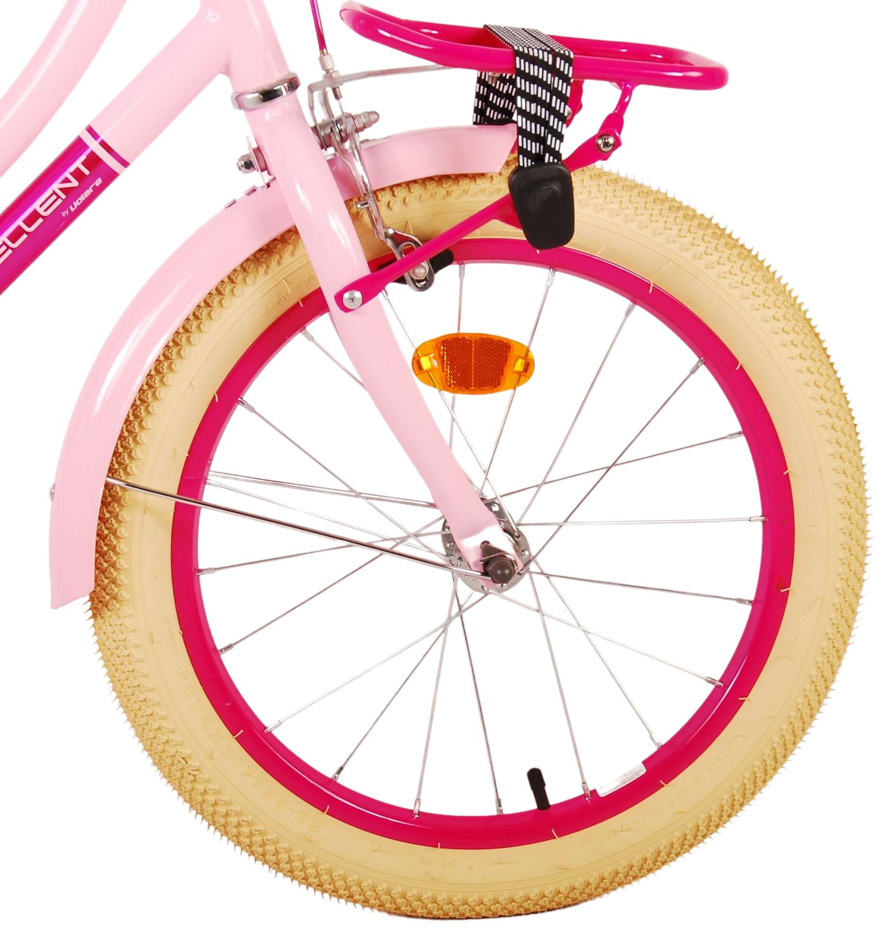 TPFSports Excellent Kinderfahrrad - Mädchen - 18 Zoll - Rücktritt + Handbremse - Schwarz