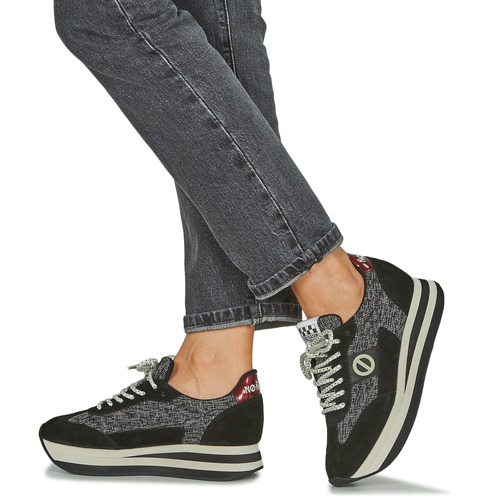 No Name - FLEX M JOGGER - Noir / Blanc
