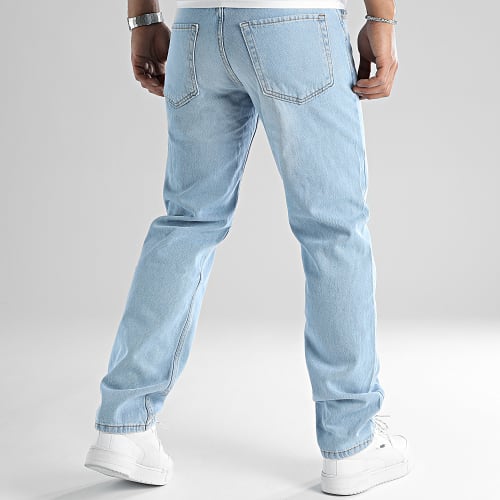 Jean Relaxed Fit Avec Destroy 2506 Bleu Denim Wash