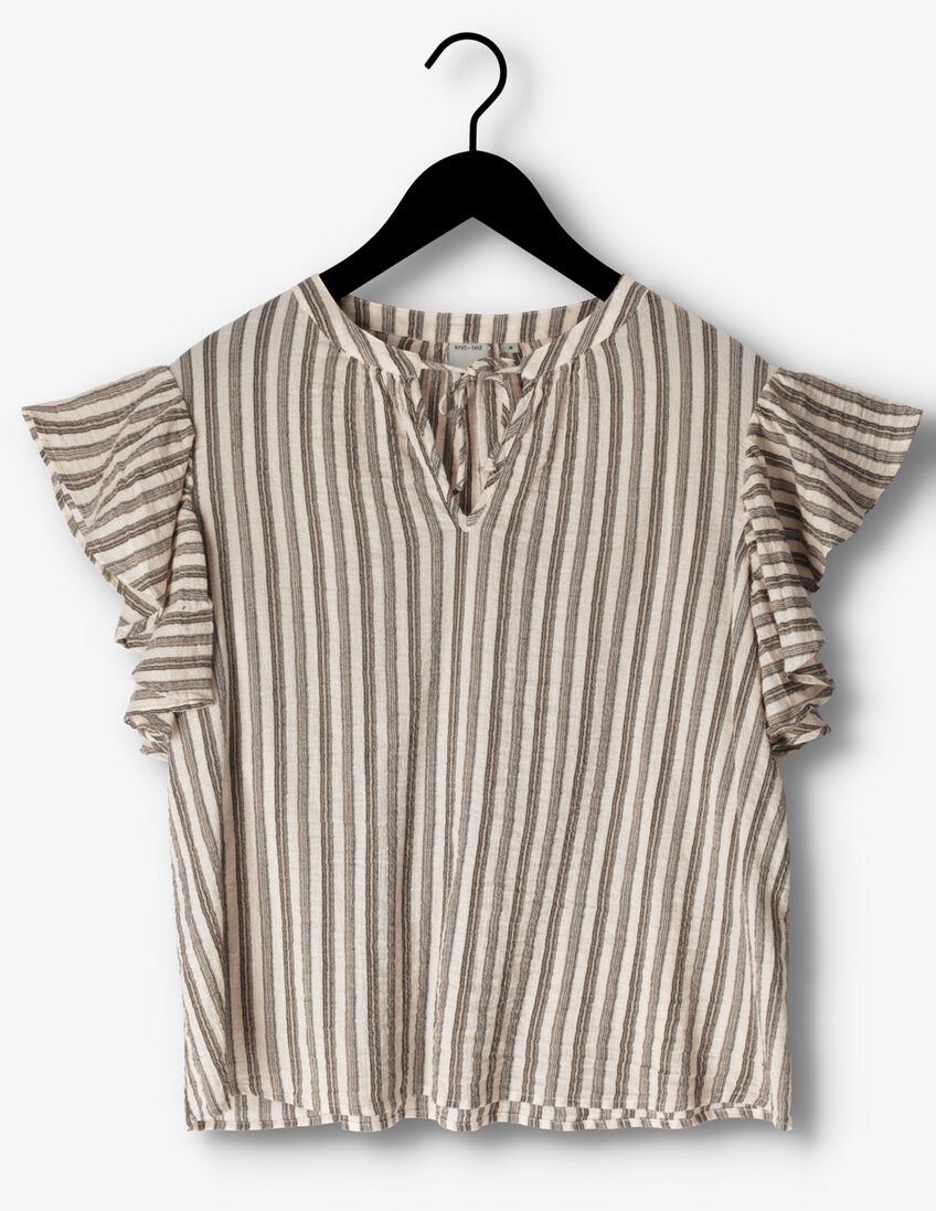 KNIT-TED grijze knit-ted top scarlett