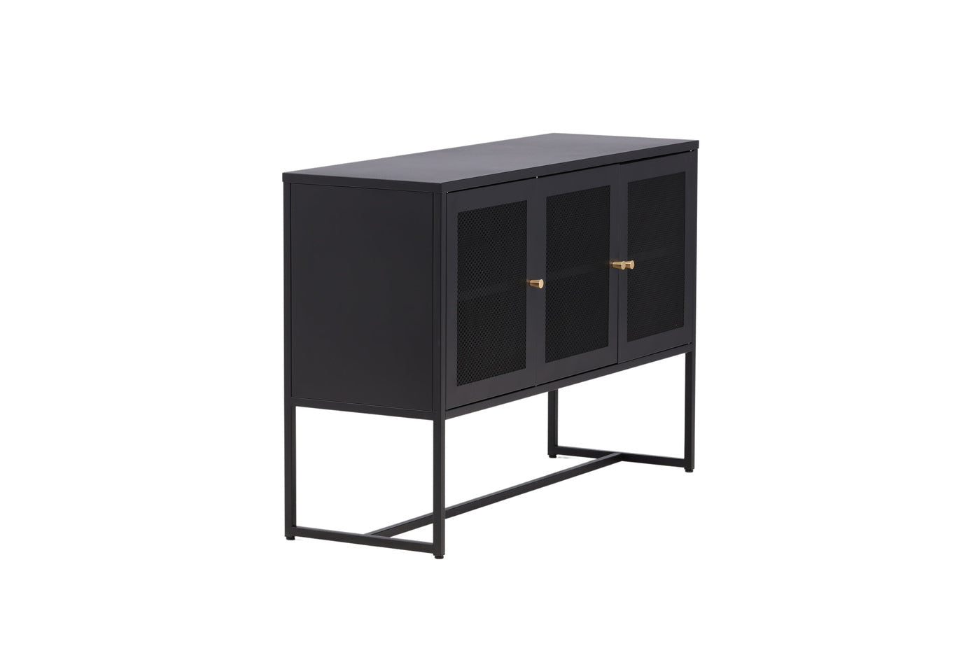 FjÃ´rd - Dressoir Zwart 120cm - Staal - Malla