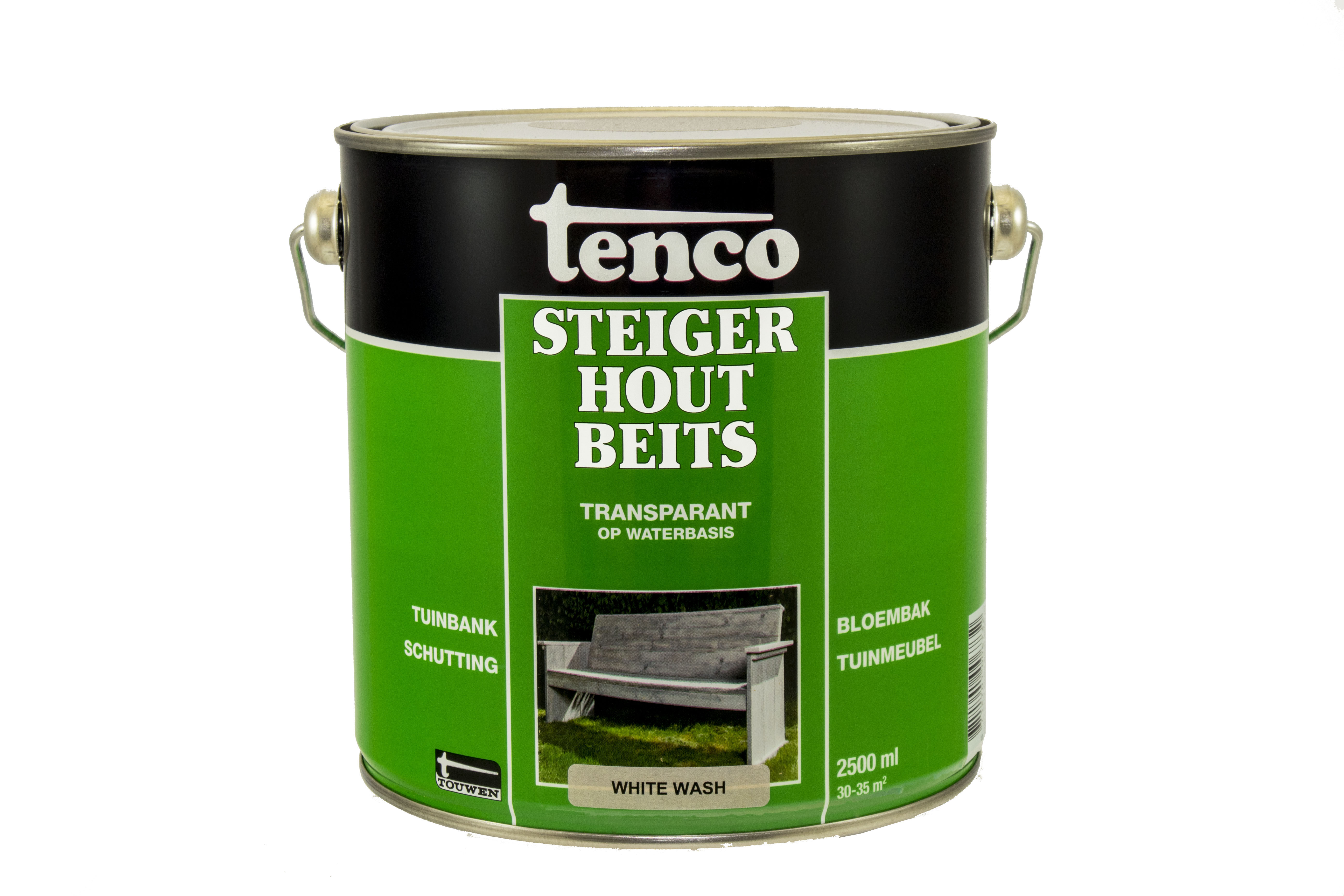 Tenco - Steigerhoutbeits - 2.5 Liter - Wit