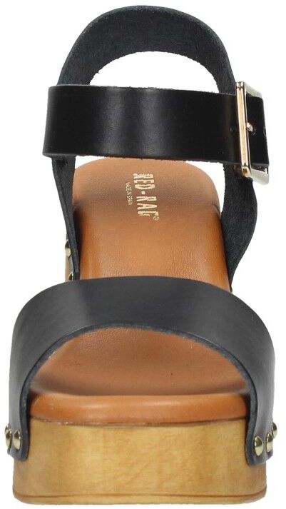 Red Rag Sandalen Hak zwart