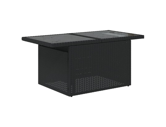VIDAXL - Salon extérieur Salon de jardin 11 pcs avec coussins noir résine tressée