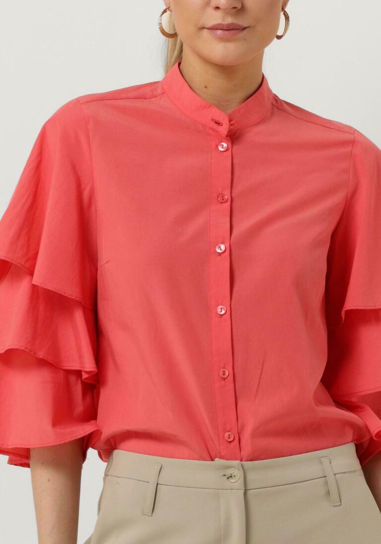SUMMUM koraal summum blouse blouse lyocell cotton
