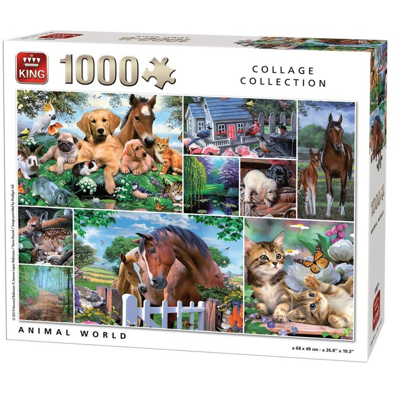 Monde animal - 1000 pièces