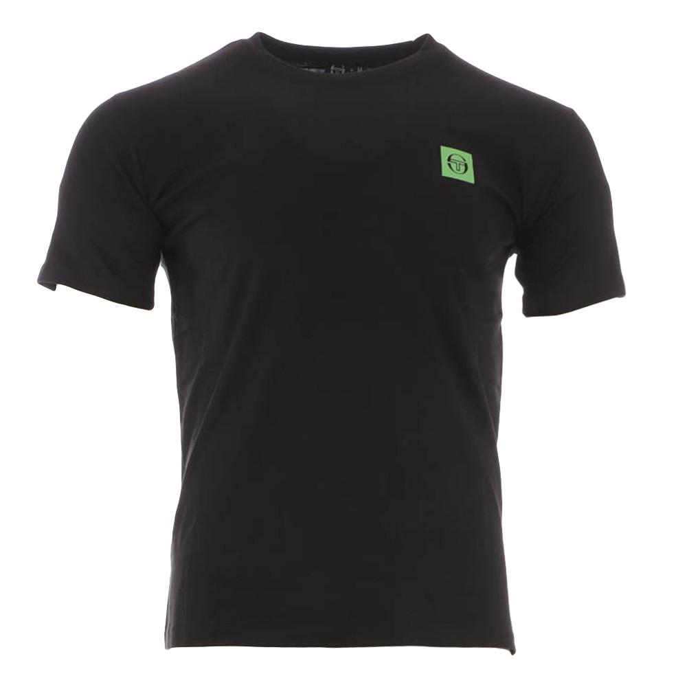 Sergio Tacchini T-shirt Noir/Vert Homme Sergio Tacchini Squared