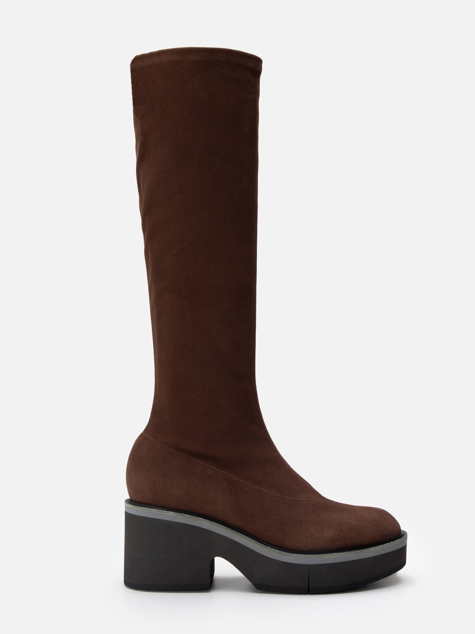 ANKI, suede stretch brown