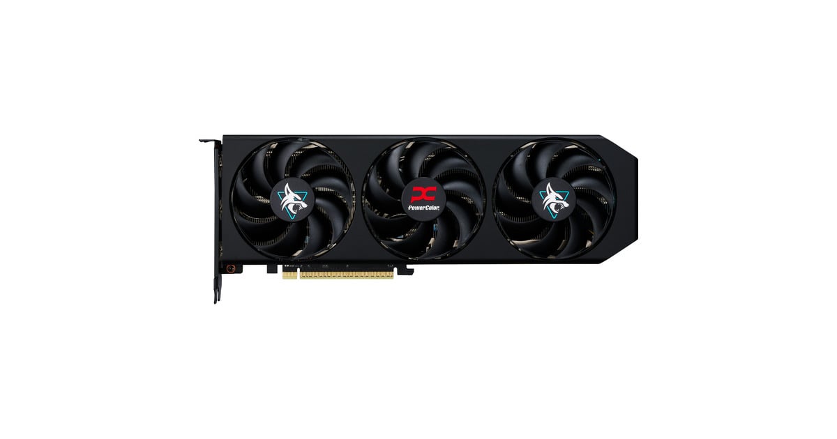 PowerColorRadeon RX 9060 XT Hellhound 8GB grafische kaart  (2x DisplayPort, 1x HDMI)