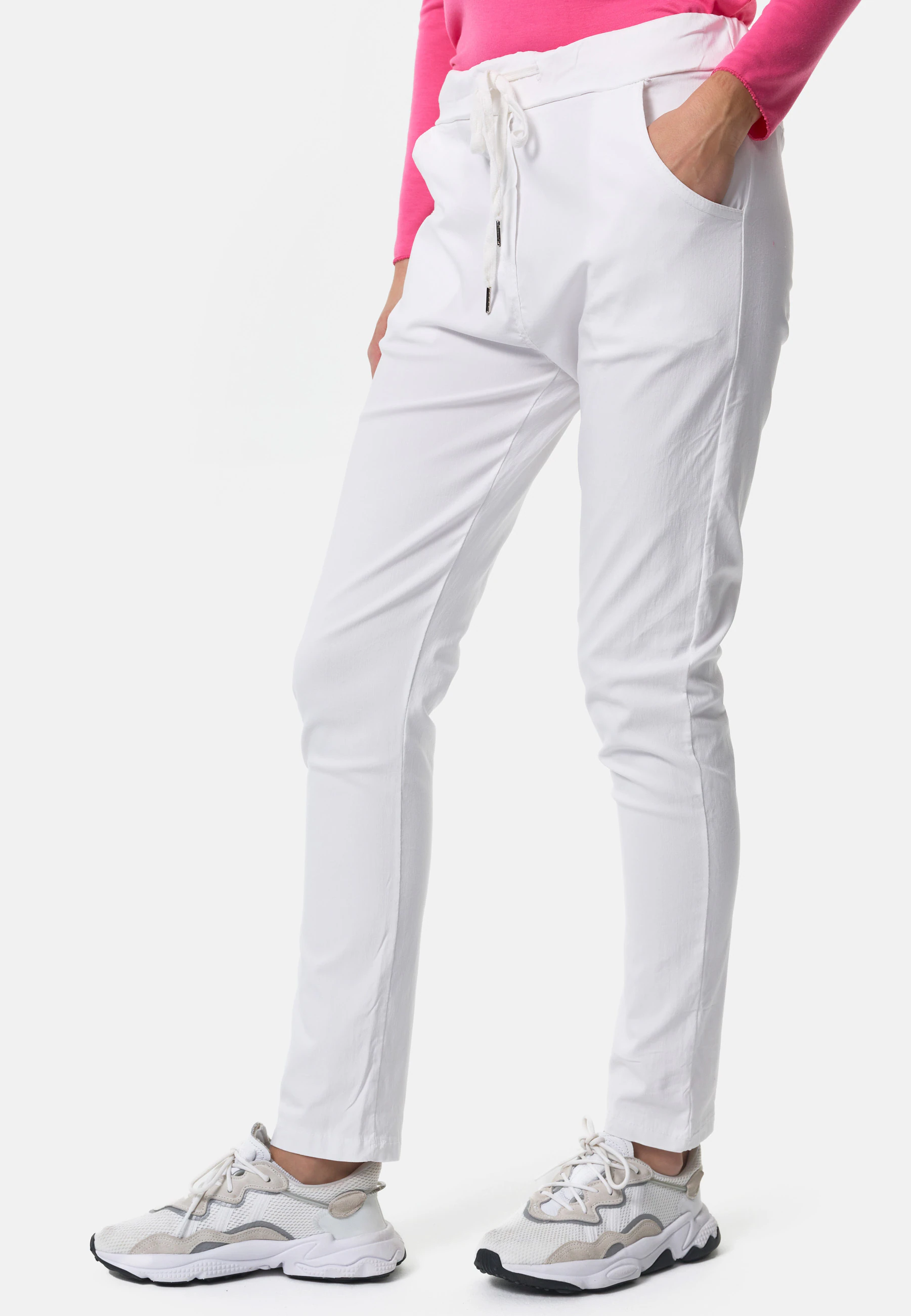 PM SELECTED Damen Schlupfhose Legere Outdoor Freizeithose mit Taschen in Einheitsgröße PM18