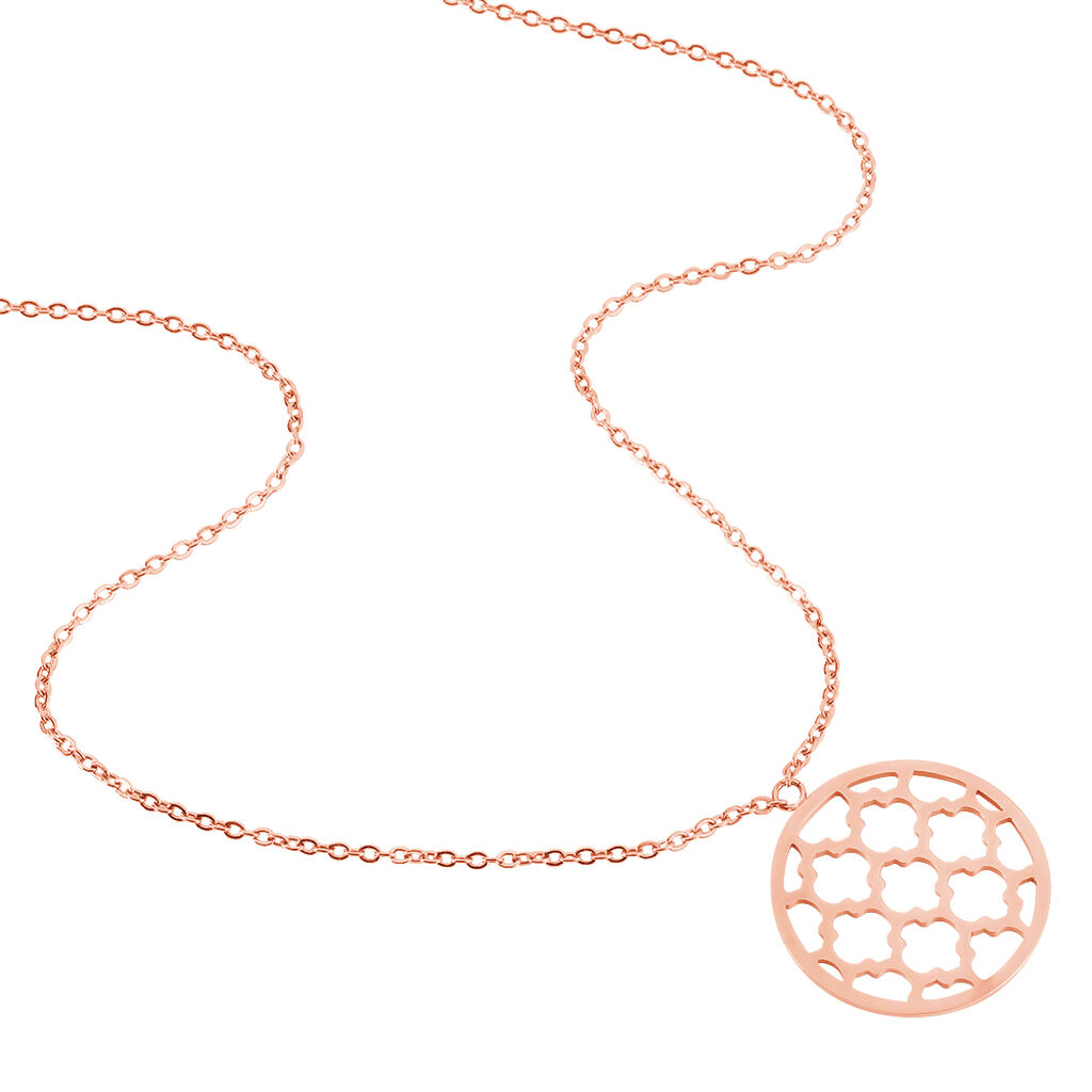 Collier Nevenka Acier Rose