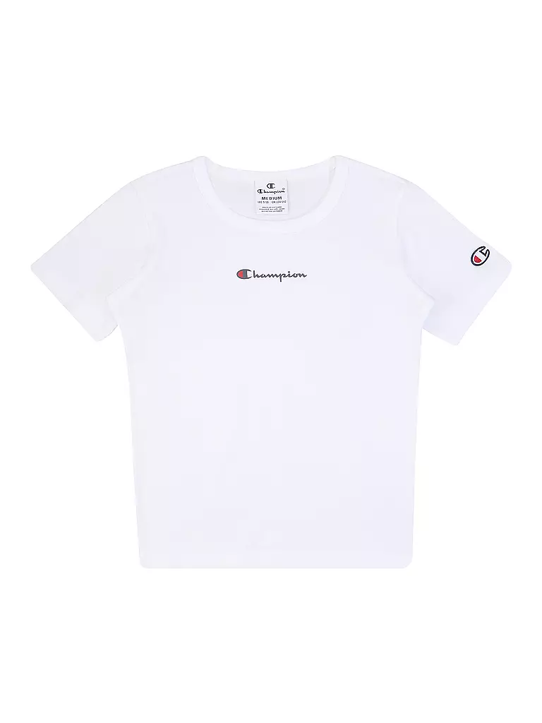 CHAMPION Mädchen T-Shirt weiss
