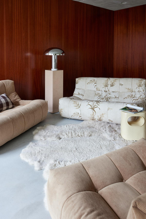 HKliving Space bijzettafel Cream