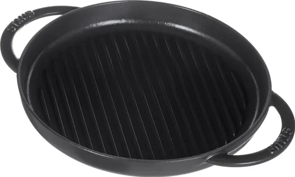 ZWILLING STAUB, Rund, Bradepande, Sort, Emalje, -20 °C, 260 °C
