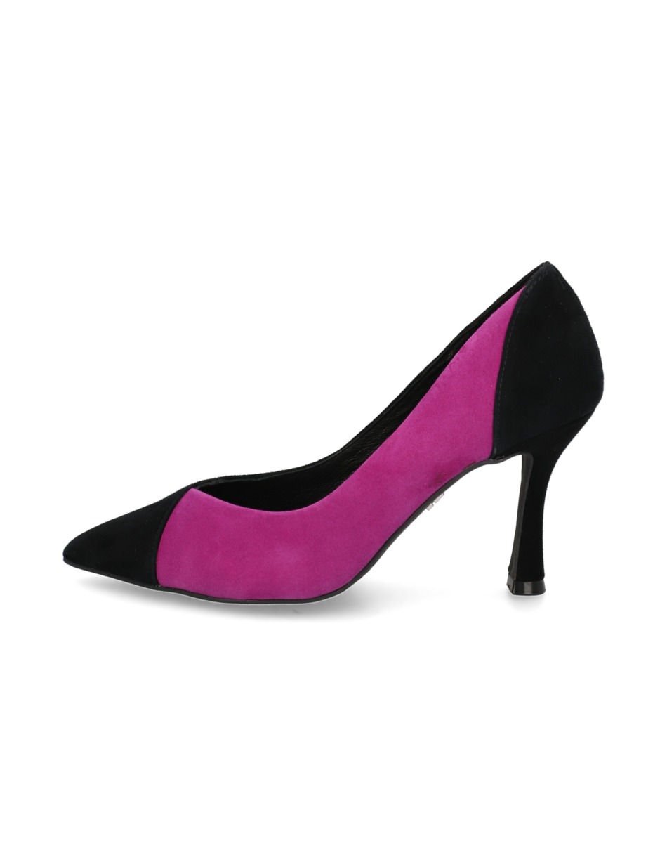 Veloursleder Pumps