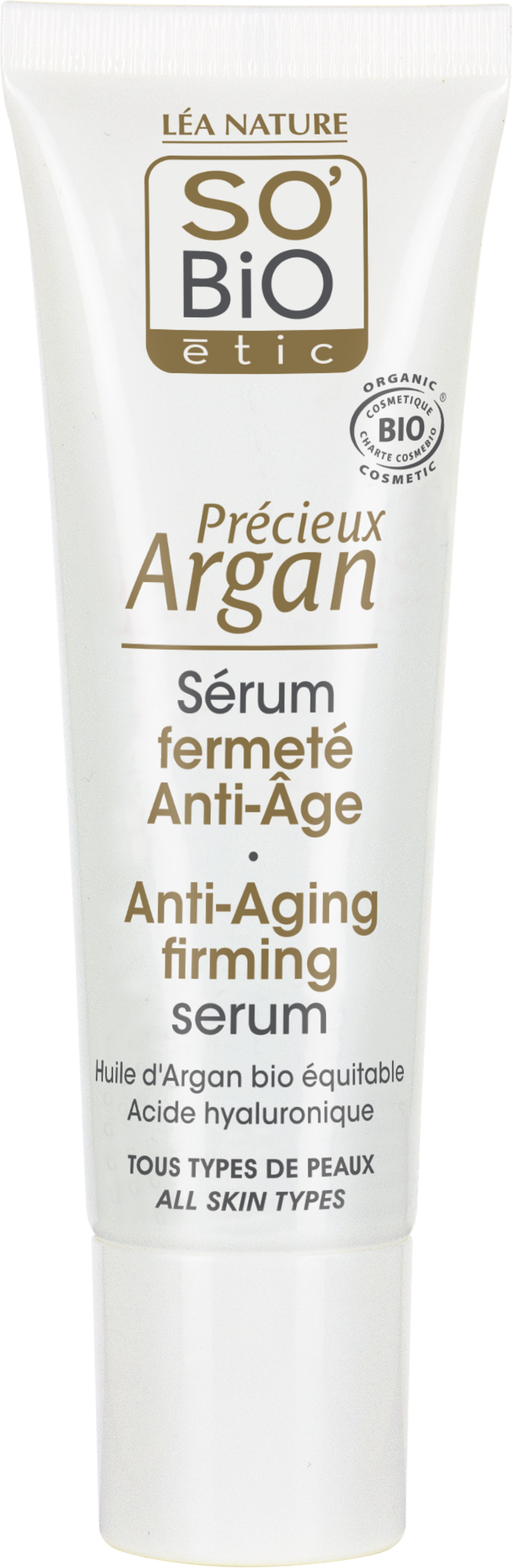 LÉA NATURE SO BiO étic  Argan Anti-Aging Straffendes Serum, 30 ml