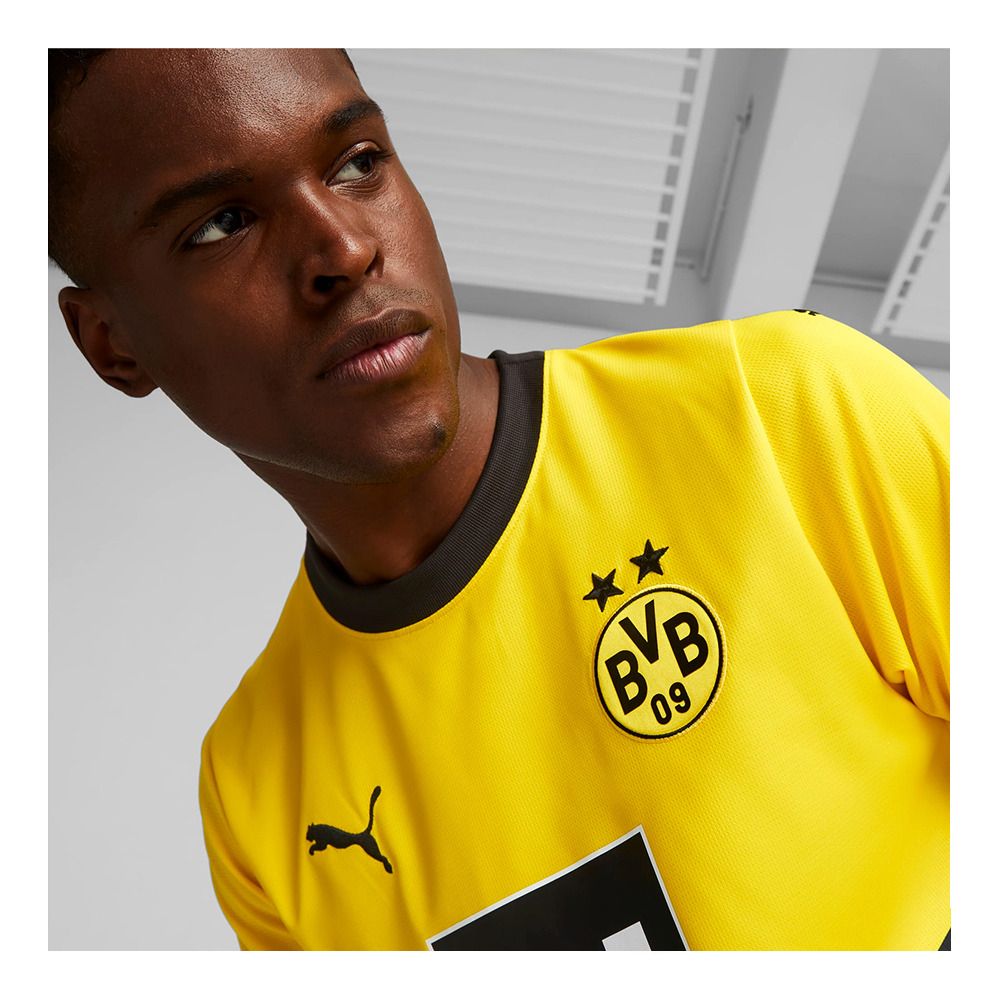 Puma BVB HOME - Maillot Homme cyber yellow/puma black