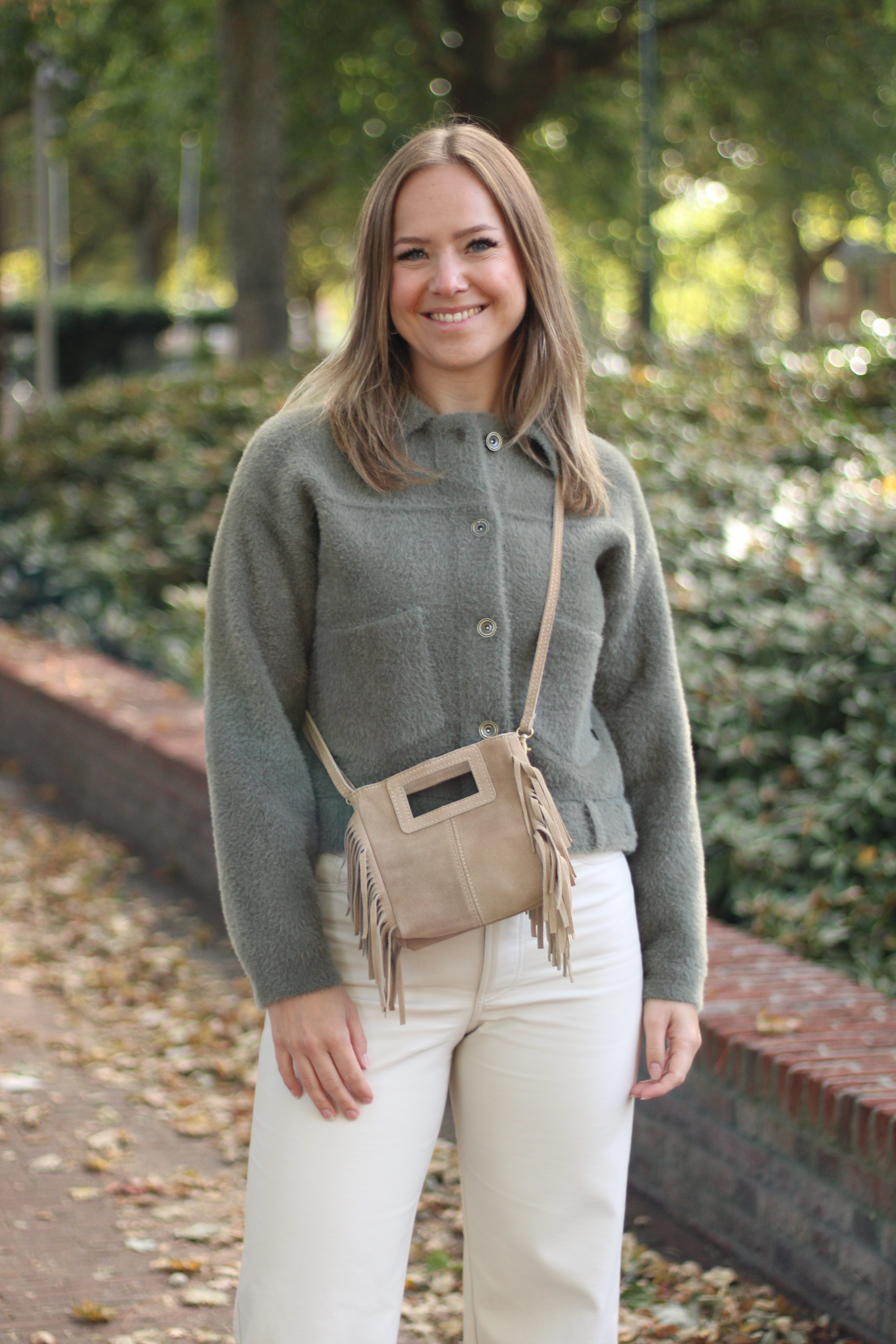Rino & Pelle - Bubbly Boxy Jacket - Green Ash