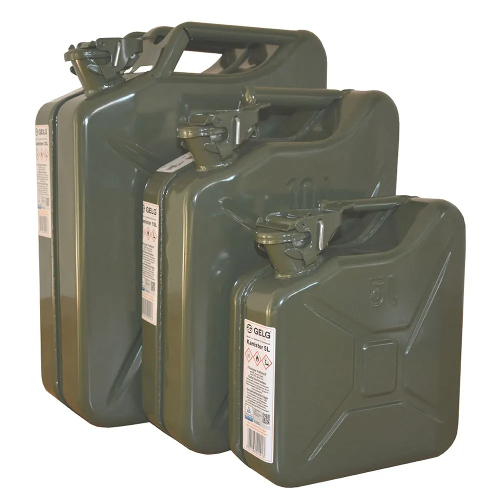 AB -  Nato Benzinkanister Stahlblech 20 Liter oliv neu