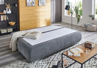 Schlafsofa Lenon 207x94x90 cm Webstoff Grau