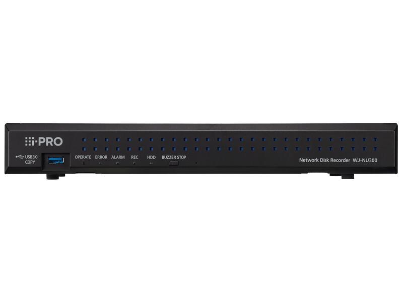 i-Pro Netzwerkrekorder WJ-NU300KG 16 Kanal ohne HDD Neue NVRs mit höherer Sicherheitsstufe und einfacher Installation mit integriertem PoE  Switch