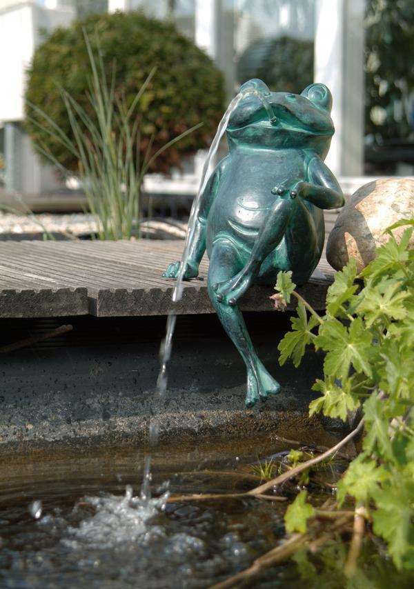Ubbink Polystone-Wasserspeier Frosch, ca.