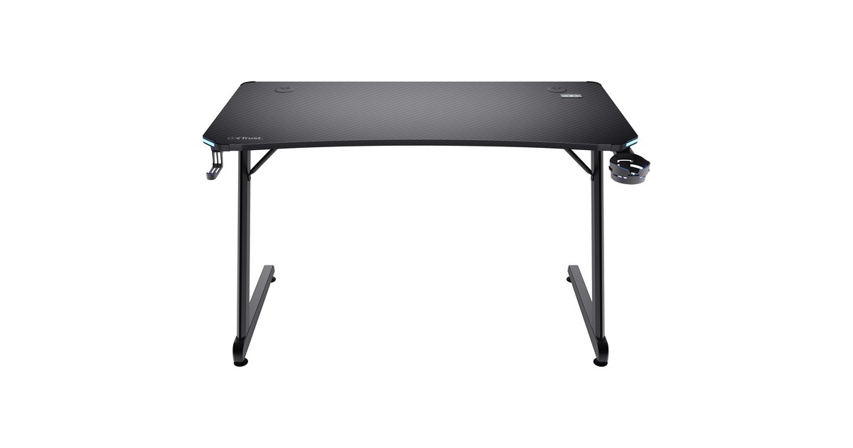 TrustGXT 709 Luminus RGB-gamingbureau gaming desk  (Zwart)